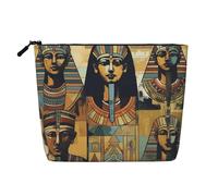 GDSHJKLW Trousse de maquillage en lin pour femme, étanche, organiseur de cosmétiques de voyage léger à fermeture éclair, trousse de toilette de voyage, organisateur de trousse de toilette de voyage de