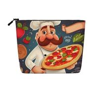 Gdshjklw Trousse de maquillage en lin pour femme, étanche, organiseur de cosmétiques de voyage, léger à fermeture éclair, trousse de toilette de voyage, organisateur de pinceaux de maquillage pour