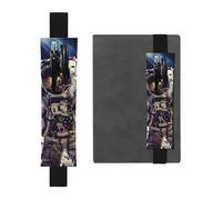 GDSHJKLW Us Astronaute Travel Moon - Porte-stylo amovible en cuir synthétique - Trousse à crayons - Fournitures de bureau - Cadeau pour journaux, carnets, planificateurs