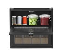 GDSKR Boîte à pain de 25 l - Double couche - En pin - 36,5 x 24 x 34 cm - 2 étages - Pour pain, muffins et autres pâtisseries - Charge maximale : 15 kg