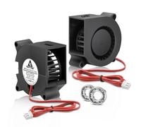 GDSTIME Lot de 2 ventilateurs 4020 - Double roulement à billes - 24 V - 40 mm x 20 mm - Câble de 100 cm - 40 x 40 x 20 mm - Turbo - 6500 tr/min