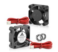 GDSTIME Lot de 2 ventilateurs de 30 mm 24 V 3010 à double roulement à billes 30 x 30 x 10 mm Mini ventilateur 24 V 100 cm Câble 12000 tr/min Haute vitesse