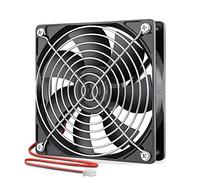 GDSTIME Ventilateur 120 mm,120x25 mm,Ventilateur d'ordinateur 12 cm,Double roulement à billes 120 mm,Ventilateur 2000 tr/min,Refroidisseur pour unité d'alimentation et station de travail