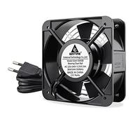 GDSTIME Ventilateur 230 V 150 mm 220 V 150 x 50 mm AC Axial Refroidissement Ventilateur 15050 Double roulement à billes 240 V sans balais 201 CFM pour ventilation d'échappement