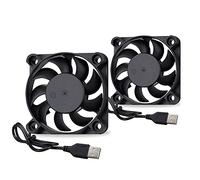 GDSTIME Ventilateur 50 mm 5010 50 x 10 mm USB ventilateur de refroidissement 5 V ventilateur de refroidissement sans balais 4500 tr/min haute vitesse pour boîtier TV, routeur, armoire de remplacement