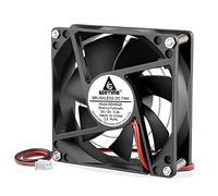 GDSTIME Ventilateur de refroidissement axial 80 mm DC 12 V 2 broches sans balais Boîtier PC 80 x 25 mm