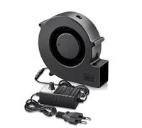 GDSTIME Ventilateur radial, 140 mm, 230 V, 140 x 40 mm, 220 V, double roulement à billes, avec contrôle de vitesse 5 V-12 V, pour barbecue, pique-nique, cheminée, ventilation