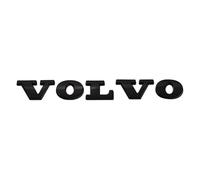 GDUTBC Auto Emblèmes pour Volvo, Lettre Stickers 3D Avant et Arrière Capot Coffre Calandre Emblèmes Autocollants, Voiture Décoration Accessoires,A Black