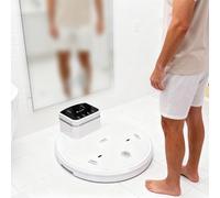 GDVXYS Sèche-corps complet 2500 W après la douche avec préchauffage, 3 vitesses réglables, température négative, séchoir pour le corps avec panneau tactile LED pour les pieds, pour salle de bain