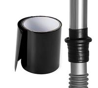 GDWD Ruban adhésif imperméable pour piscine, tente, maison, gouttière, réparation d'urgence et joint d'étanchéité autocollant pour piscine et étanchéité de tuyau (noir, 10 cm x 150 cm)