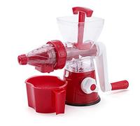 GDYJP Multi-Fonctions Mixer Manuel Petit Juicer mécanique Robot résidus jus Séparation Divers jus de légumes à vis (Color : Red, Size : One Size)