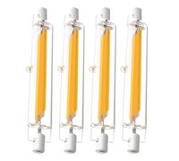 GDYOD Ampoule R7S LED 78mm Dimmable 10w, R7S LED 78mm Haute Lumière COB Remplacer Lampe Halogène 80W 100W, Blanc Naturel 4500K,1000LM, Éclairage à Faisceau 360°, Pack de 4