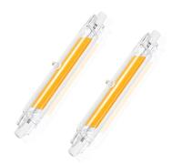 GDYOD Ampoules R7S LED 118mm,Dimmable,10W Équivalent à Ampoule Halogène 118mm 100W, Sans Scintillement,Blanc Chaud 3000K 1000LM,AC 220-240V,Éclairage à Faisceau 360°, Lot de 2