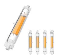 GDYOD Ampoules R7S LED 118mm Dimmable,30W Équivalent à Ampoule Halogène 118mm 300W, Sans Scintillement,Blanc Chaud 3000K 3000LM,Éclairage à Faisceau 360°,AC 220-240V, Lot de 4