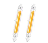 GDYOD Ampoules R7S LED 78mm,Dimmable,10W Équivalent à Ampoule Halogène 78mm 100W, Sans Scintillement,Blanc Chaud 3000K 1000LM,AC 220-240V,Éclairage à Faisceau 360°, Lot de 2