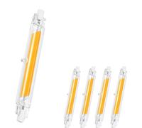 GDYOD Ampoules R7S LED 78mm,Dimmable,10W Équivalent à Ampoule Halogène 78mm 100W, Sans Scintillement,Blanc Chaud 3000K 1000LM,AC 220-240V,Éclairage à Faisceau 360°, Lot de 4