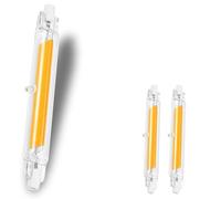 GDYOD Ampoules R7S LED 78mm,Dimmable,10W Équivalent à Ampoule Halogène 78mm 100W, Sans Scintillement,Blanc Chaud 3000K 1000LM,AC 220-240V,Éclairage à Faisceau 360°, Lot de 2