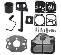 GDYUNBA Kit de Reconstruction de Filtre à air avec carburateur, Joint de diaphragme et collecteur d'admission for tronçonneuse à Essence Husqvarna 36 41 136 137 141 142 Performance