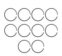 GDYUNBA Lot de 10 Segments de Piston de Taille Standard 34 mm x 1,2 mm for pièces de Rechange de tronçonneuse Performance