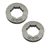 GDYUNBA Lot de 2 couronnes dentées 3/8" 7T for tronçonneuses Husqvarna 555, 154, 254, 257, 262, 455 Rancher, 460, 460 Rancher, 50, 51, 55, 55 Rancher Performance