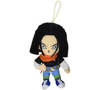 GE Animation GE-52718 Dragon Ball Z 8 Android 17 peluche bourrée de cheveux noirs
