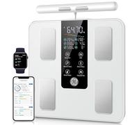 GE Balance Impedancemetre Connectée, 27 Mesures Affichées 180 kg White