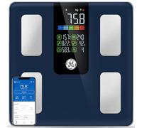 GE Connectée Balance Pese Personne: IMC Pèse Personne avec 5.3" Grand écran 14 Mesures Affichées Balance Masse Graisseuse et Musculaire Bluetooth Pese Personnes 226 kg/500 lb