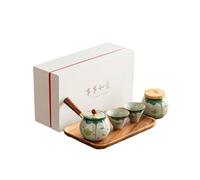 Ge Kiln Home Théière en céramique peinte à la main avec poignée latérale Kung Fu 250 ml