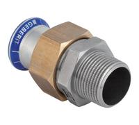 GE Mapress Acier Inoxydable Raccord De Transition Avec AG D18-R3/4