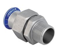 GE Mapress Acier Inoxydable Raccord De Transition Avec AG UM En ESt d22-R3/4