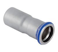 Geberit Réduction acier inoxydable avec embout coulissant d28-18 Mapress 32308