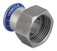 GE Mapress Acier Inoxydable Transition Avec Écrou À Vis ESt d15-G3/4