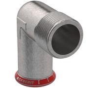 GE Mapress C-Acier Angle De Transition 90° Avec AG d15-R1/2 Galvanisé