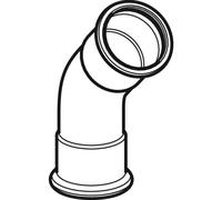 Geberit Geberit Coude Mapress acier C d= 28 mm, 45°, galvanisé extérieur Quantité:1