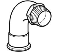 GE Mapress C-Acier Coude De Transition 90° Avec AG d35-R1 1/4 Galvanisé