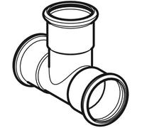 Geberit Geberit Té Mapress acier C Ø 18 mm, égal, galvanisé extérieur Quantité:1