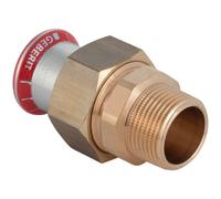 GE Mapress C-Acier Raccord De Transition Avec AG D15-R1/2 Zingué