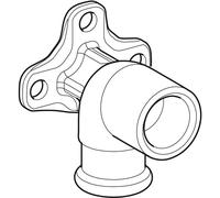 GE Mapress Coude En Cuivre 90° Rg D15-Rp1/2 L:5,2Cm