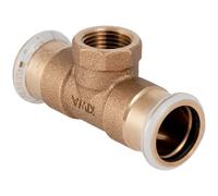 Geberit Geberit T-connexion Mapress d 18xRp 1/2, femelle filetée en laiton rouge, cuivre Quantité:1