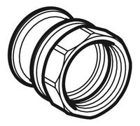 Geberit Geberit raccord Mapress d 28 mm x Rp 1, Cu, filetage intérieur, bronze rouge Quantité:1