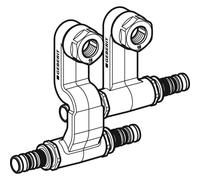 GE Mepla Ensemble Raccord T Pour Alimentation Et Retour Avec Raccord D20-15-20