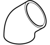 Geberit Pe 360045161 DN 40, 45 degrés, PE-HD