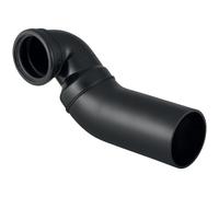 GE PE Raccord Courbe 90° Pour WC Mural Gauche Décalé Avec Extension d110/90