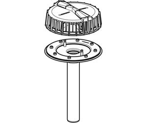 GE Pluvia Entrée Eaux Pluviales avec Bride pour Gouttières d56 12l/s
