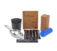 GE Profile Opal Kit de mise à niveau pour machine à glaçons pépites, comprend une pelle en acier inoxydable + un support magnétique, un filtre anti-calcaire, un kit de détartrage de poudre 6 paquets