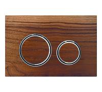 GE Sigma21 BetPl., Pour Double Rinçage Couleur Métallique Chromé, Noyer