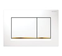 Ge Sigma30 Betpl pour 2-Mengen-Spülung Blanc / Plaqué Or