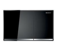 Ge Sigma60 Betpl pour 2-Mengen-Spülung Noir Effet Miroir / Brillant Chrome