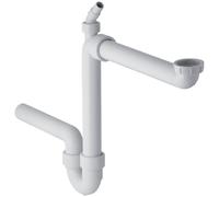 Tube anti-odeurs Geberit 152885111 2000 2000 / 2 "x 40 mm, sortie horizontale, pour Spülbecken , blanc