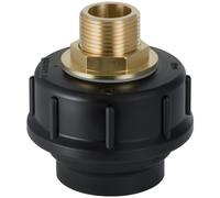 Geberit adaptateur 2000 152978001 2000 », DN 50, avec mâle 2000 et la connexion vis, PE-HD, noir